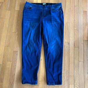 Croft & Barrow comfort band pull on jeans 16W